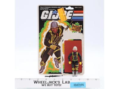 Python Officer V1 Complete W/34 Cardback 1989 G.I. Joe Hasbro Vintage Act Figure