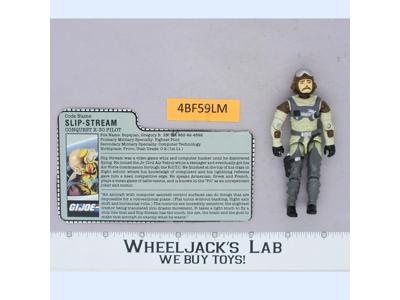 Slip-Stream V1 100% Complete G.I. Joe 1986 Hasbro Vintage Action Figure