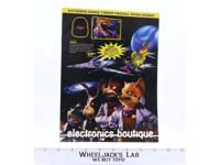 1993 Electronics Boutique Video Game Catalog Starfox Kirby Mario Sonic SNES