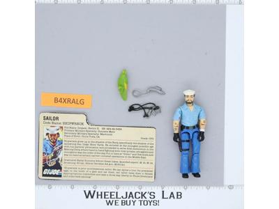 Shipwreck V1 100% Complete G.I. Joe 1985 Hasbro Vintage Action Figure