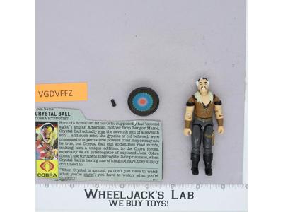 Crystal Ball V1 100% Complete G.I. Joe 1987 Hasbro Vintage Action Figure
