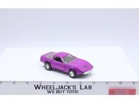 Chevrolet Corvette Pull Back Action 1990's Tootsie Toy Vintage Vehicle Purple
