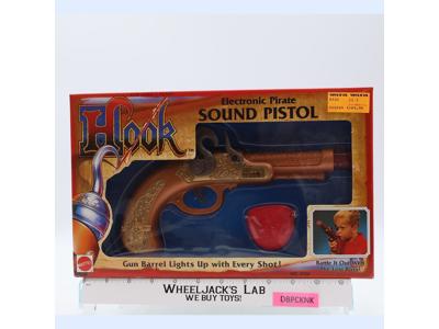 Electronic Pirate Sound Pistol Hook 1991 Mattel Costume Accessory Set NEW MISB