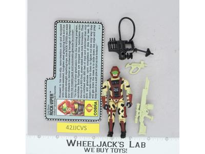 Rock-Viper V1 100% Complete G.I. Joe 1990 Hasbro Vintage Action Figure