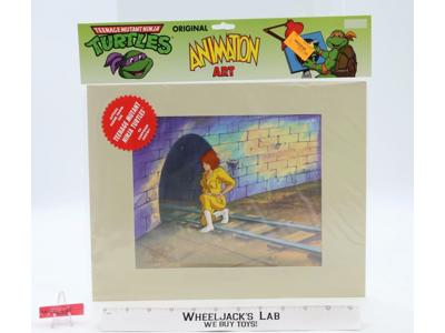 April O'Neil Animation Art Cel Teenage Mutant Ninja Turtles TMNT 1991 NEW SEALED