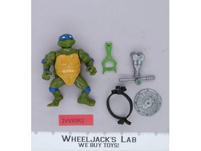Head Droppin' Leo 100% Complete 1991 TMNT Teenage Mutant Ninja Turtle Playmates