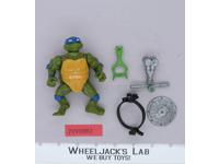 Head Droppin' Leo 100% Complete 1991 TMNT Teenage Mutant Ninja Turtle Playmates