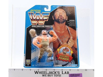 Butch of the Bushwhackers Series 10 Blue Card WWF Wrestling 1993 Hasbro MOSC NEW