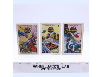 M.A.S.K Lot of 3 Mini Comic Books Issue #1 # 2 #3 Vintage 1985 Kenner