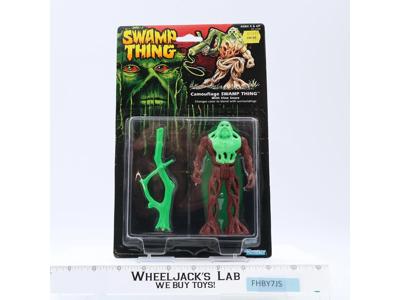 Camouflage Swamp Thing W/ Vine Snare Swamp Thing 1990 Kenner NEW MOSC SEALED