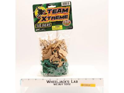 50Pc Team Xtreme Soldiers 2002 Jaru Toy Soldiers NEW SEALED
