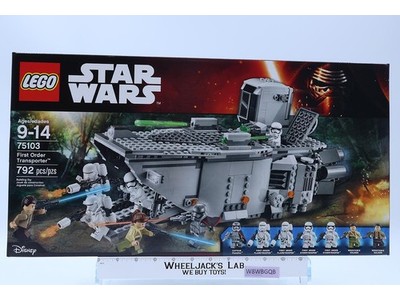 #75103 First Order Transporter Lego 2015 Star Wars NEW MISB SEALED