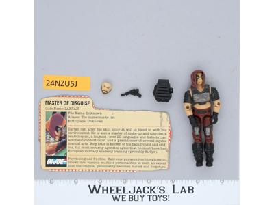 Zartan V1 100% Complete G.I. Joe 1984 Hasbro Vintage Action Figure