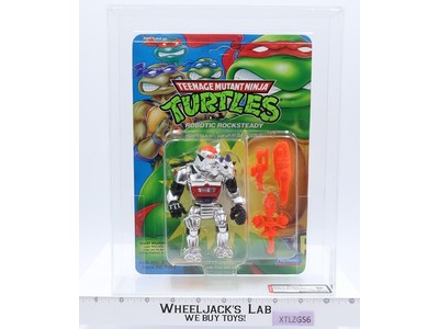 Robotic Rocksteady Orange Acc. AFA GRADED 80 80/85/85 TMNT 52-Back Playmates