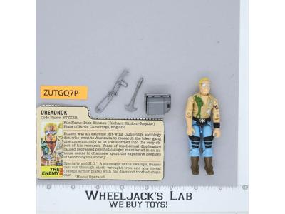 Buzzer V1 100% Complete G.I. Joe 1985 Hasbro Vintage Action Figure