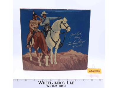 The Lone Ranger & Silver Champ Style 900 Series 1950's Hartland Plastics