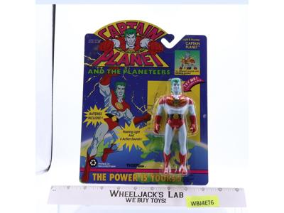 Light & Thunder Captain Planet 1991 Tiger Toys NEW MOSC SEALED