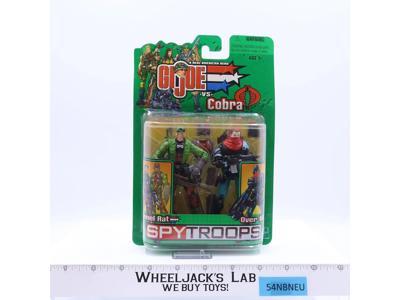 Tunnel Rat vs Over Kill GI Joe vs Cobra Spytroops 2003 Hasbro NEW MOSC SEALED