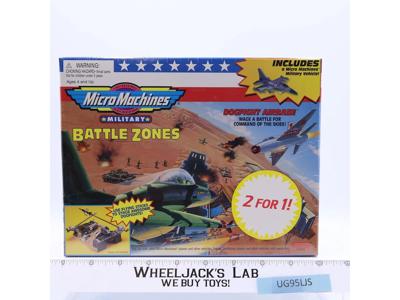 Dogfight Airbase & Ravens Canyon Micro Machines Military Battle Zones 1998 MISB