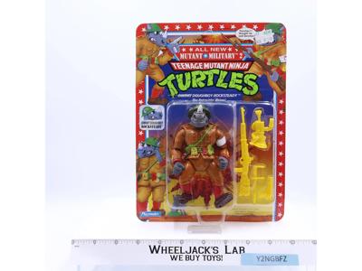 Dimwit Doughboy Rocksteady Rhino Military 2 Mutant Ninja Turtles TMNT MOSC