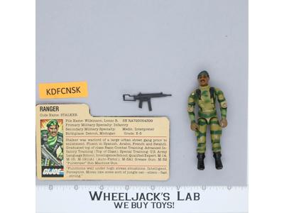 Stalker V1.5 Swivel Arm 100% Complete G.I. Joe 1983 Hasbro Vintage Action Figure