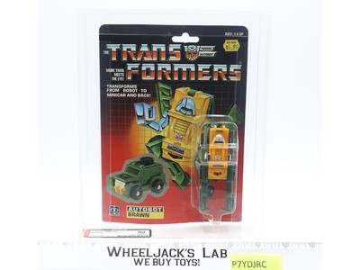 Brawn AFA GRADED 80 80/80/90 G1 Transformers 1985 Hasbro NEW SEALED