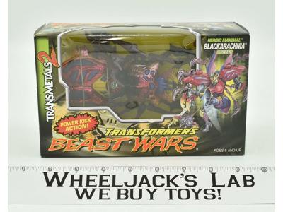 Heroic Maximal Blackarachnia Transmetal Transformers 1999 Hasbro Beast Wars MISB