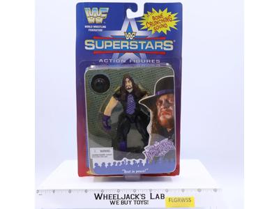 The Undertaker W/Bone Crunching Sound WWF Superstars 1996 JAKKS Pacific MOSC