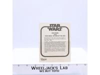 Nien Nunb Mail Away Paper Insert ORIGINAL Star Wars ROTJ 1982 Kenner