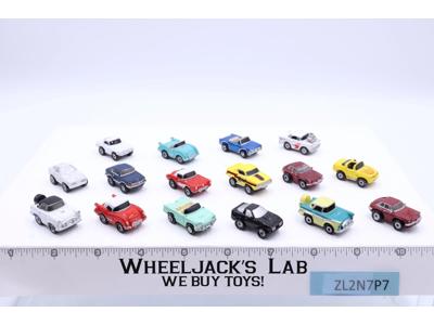 Lot of 16 Misc Cars/Convertibles/Vehicles 1988-89 Vintage Galoob Micro Machines