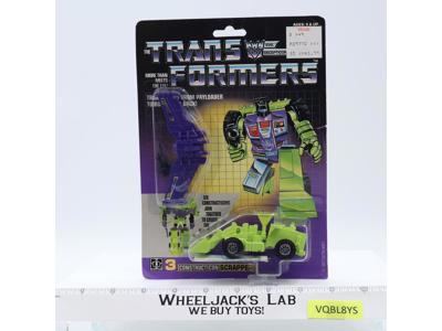 Scrapper TM 100% Complete 1985 Vintage G1 Transformers Action Figure MOSC NEW
