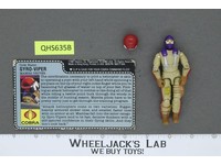 Gyro-Viper V1 100% Complete G.I. Joe 1987 Hasbro Vintage Action Figure