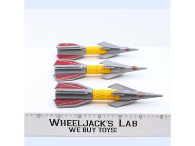Cobra IMP 3 Missiles W/ 24 Yellow Rings 1988 GI Joe Hasbro Action Figure Vehicle