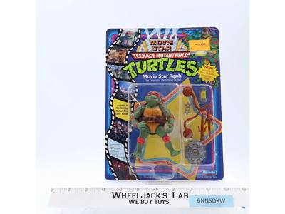 Movie Star Raph Teenage Mutant Ninja Turtles TMNT 1991 Playmates UNPUNCHED MOSC