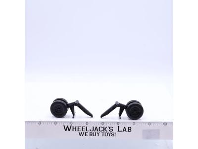 Skystriker XP-14F Rear Landing Gear Wheel PAIR 1983 GI Joe Hasbro Figure Vehicle
