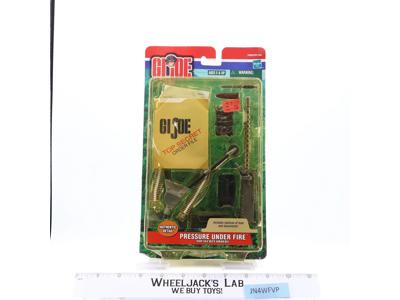 Pressure Under Fire GI Joe 2000 Hasbro 12" Accessory Set Top Secret Orders MOSC