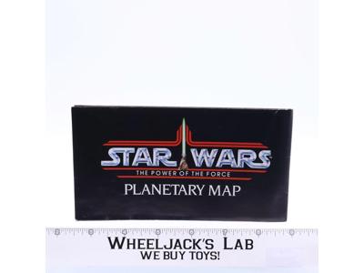 The Sanctuary Moon Planetary Map ORIGINAL Star Wars POTF 1985 Kenner