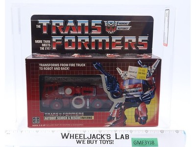 Inferno AFA GRADED 80+ 80/85/85 G1 Transformers Hasbro Tape Seal No Color Break