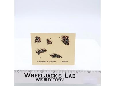 Snowspeeder Micro Collection Sticker Sheet 1982 Star Wars Lucasfilm 261023-00