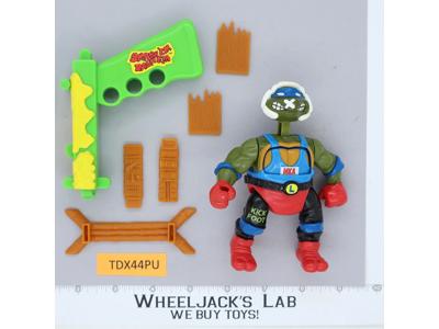 Kowabunga Kickboxin' Leo 100% Complete Smash Em Bash Em TMNT 1992 Playmates