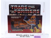 Grapple AFA GRADED 80 80/85/90 G1 Transformers Hasbro Tape Seal No Color Break