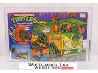 Party Wagon AFA GRADED 80 TMNT 1989 Playmates Vehicle NEW SEALED