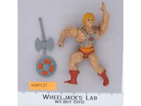 He-Man w/ Shield & Axe He-Man Masters of the Universe MOTU 1982 Mattel Figure