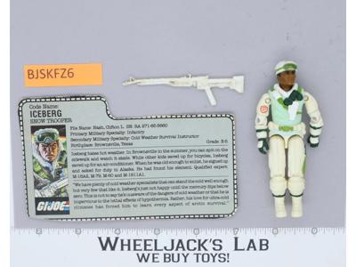 Iceberg V1 100% Complete G.I. Joe 1986 Hasbro Vintage Action Figure