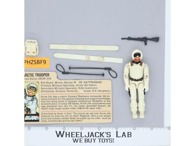 Snow Job V1 100% Complete G.I. Joe 1983 Hasbro Vintage Action Figure