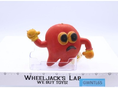 Blinky Ghost Pac-Man 1980s Ben Cooper Rubber Toy Figure NEW W/TAGS