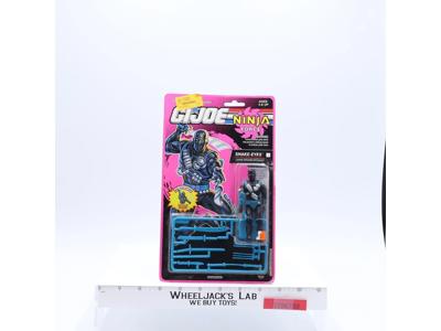 Snake Eyes V5 100% Complete 7 Cardback 1993 G.I. Joe Hasbro Vintage Figure