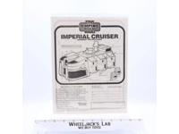 Imperial Cruiser Instruction Manual 1981 Star Wars ESB Kenner Vintage