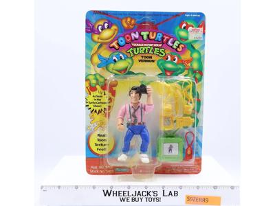 Toon Vernon Teenage Mutant Ninja Turtles TMNT 1992 Playmates MOSC UNPUNCHED
