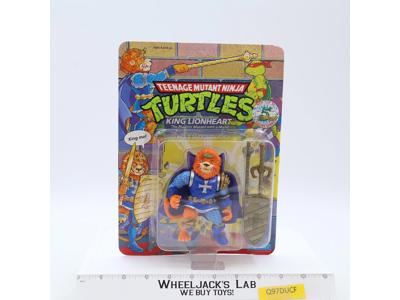 King Lionheart Teenage Mutant Ninja Turtle TMNT 1992 Playmates MOSC UNPUNCHED